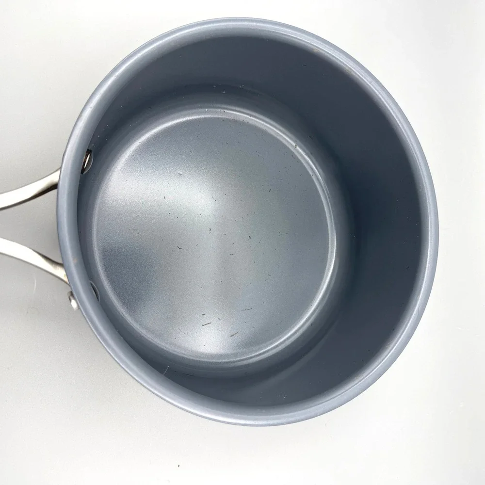 Zwilling J.A. Henckels Saucepan 1.5qt Silver Ceramic Nonstick 3-Ply Steel